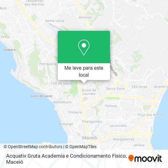 Acquativ Gruta Academia e Condicionamento Físico mapa