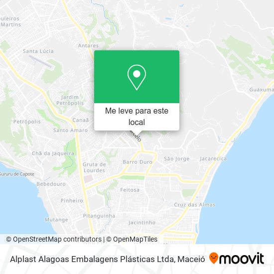 Alplast Alagoas Embalagens Plásticas Ltda mapa