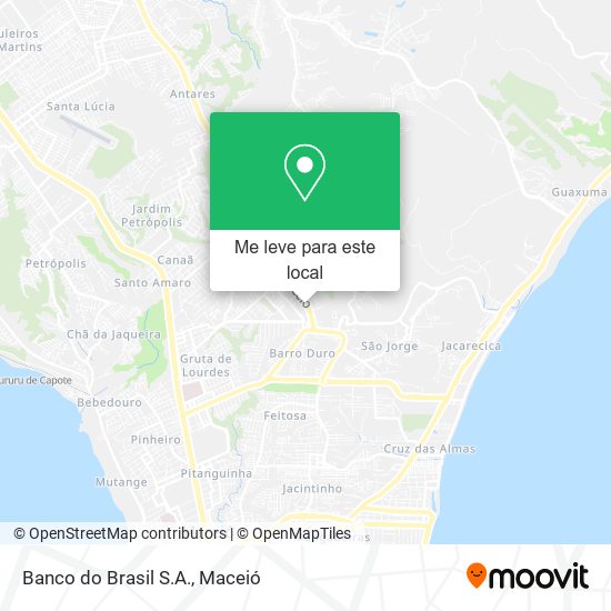 Banco do Brasil S.A. mapa