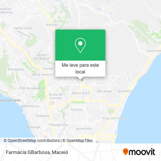 Farmácia GBarbosa mapa