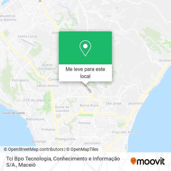 Tci Bpo Tecnologia, Conhecimento e Informação S / A. mapa
