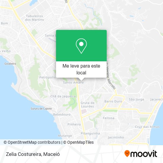 Zelia Costureira mapa