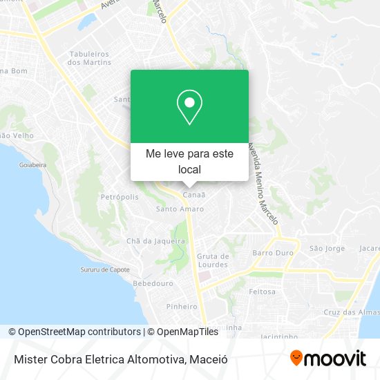 Mister Cobra Eletrica Altomotiva mapa