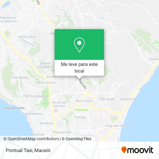 Pontual Taxi mapa