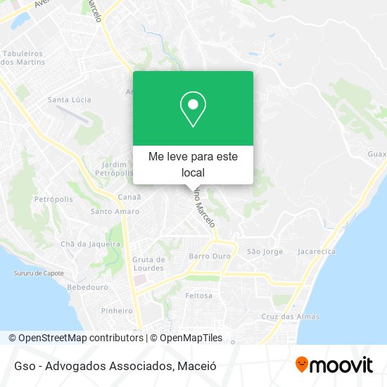 Gso - Advogados Associados mapa