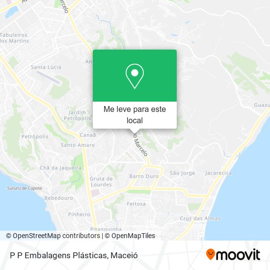 P P Embalagens Plásticas mapa