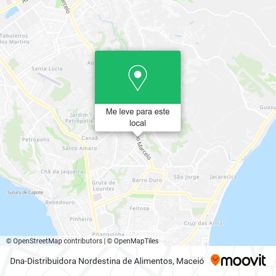 Dna-Distribuidora Nordestina de Alimentos mapa