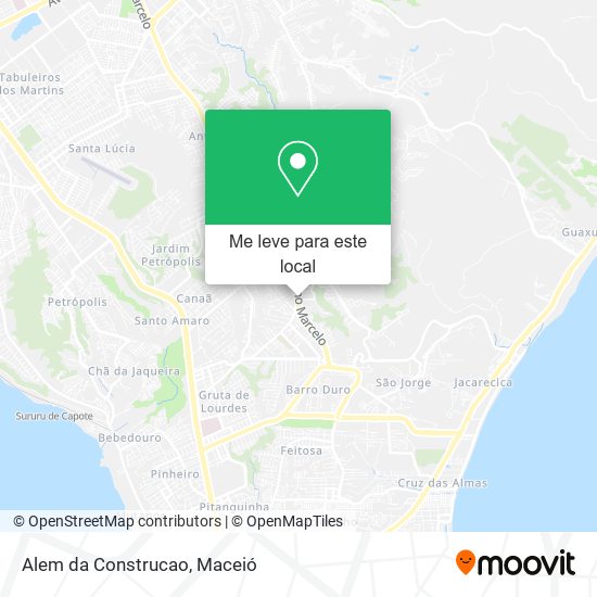 Alem da Construcao mapa