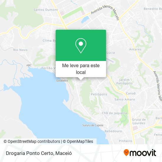 Drogaria Ponto Certo mapa