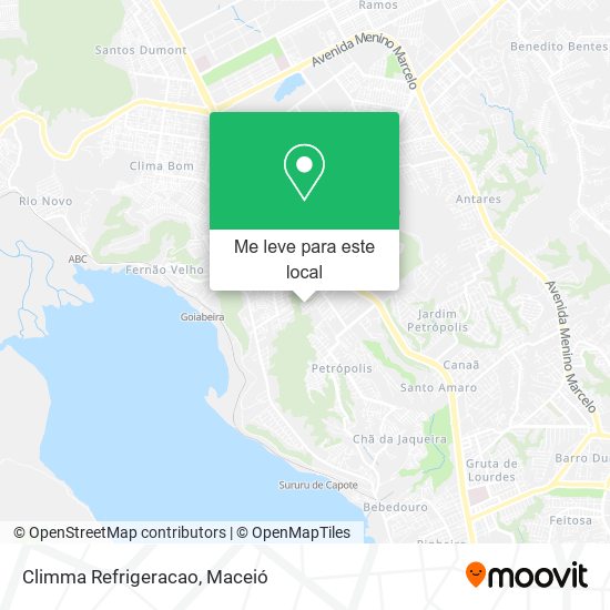 Climma Refrigeracao mapa