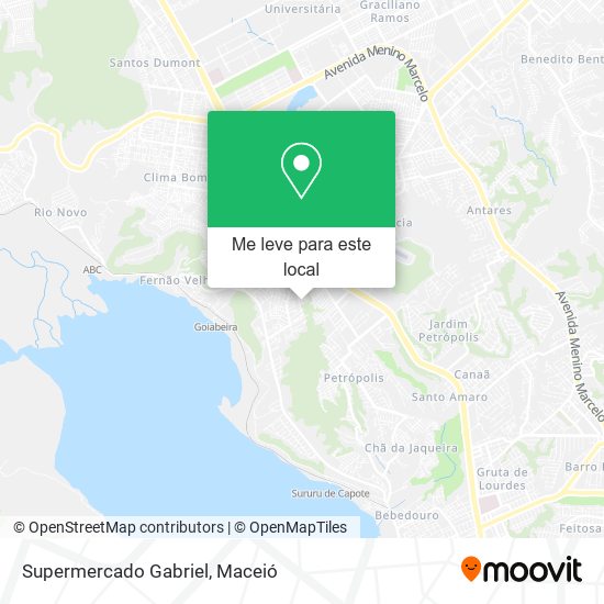Supermercado Gabriel mapa