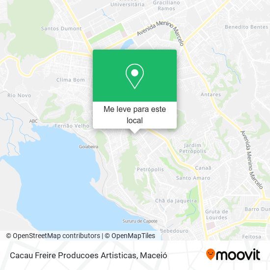 Cacau Freire Producoes Artisticas mapa