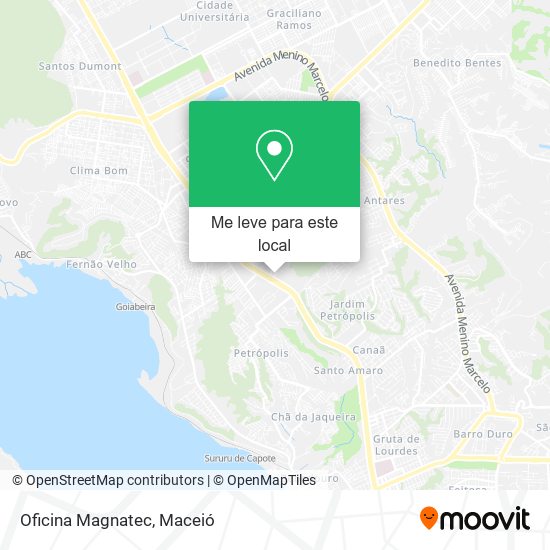 Oficina Magnatec mapa