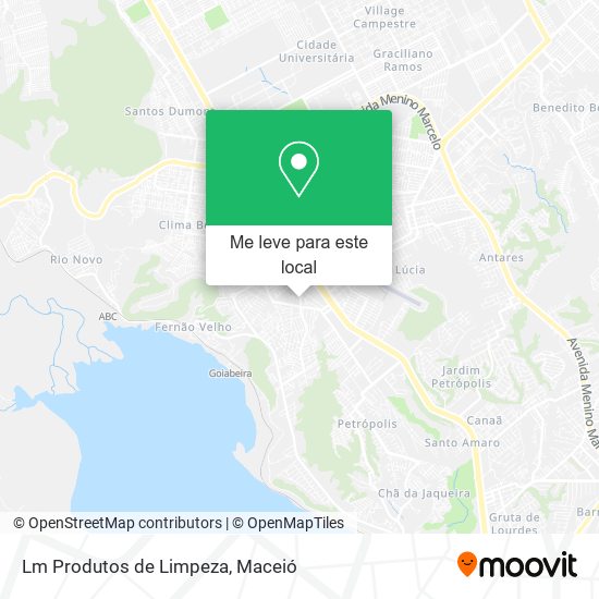 Lm Produtos de Limpeza mapa