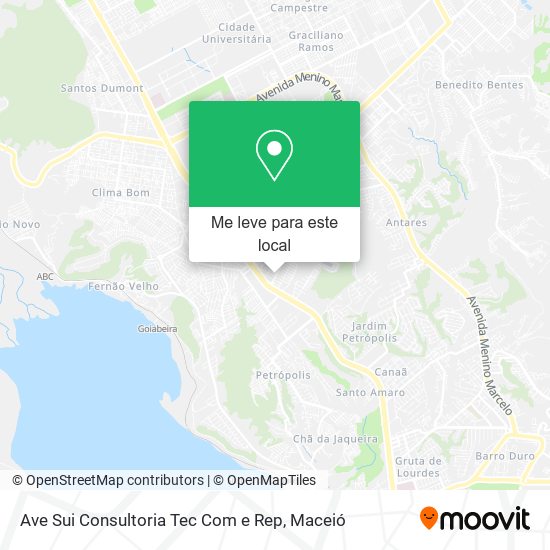 Ave Sui Consultoria Tec Com e Rep mapa