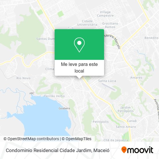 Condominio Residencial Cidade Jardim mapa