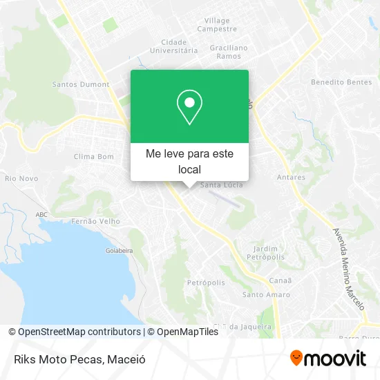 Riks Moto Pecas mapa