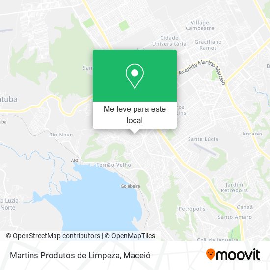 Martins Produtos de Limpeza mapa