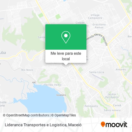 Lideranca Transportes e Logistica mapa