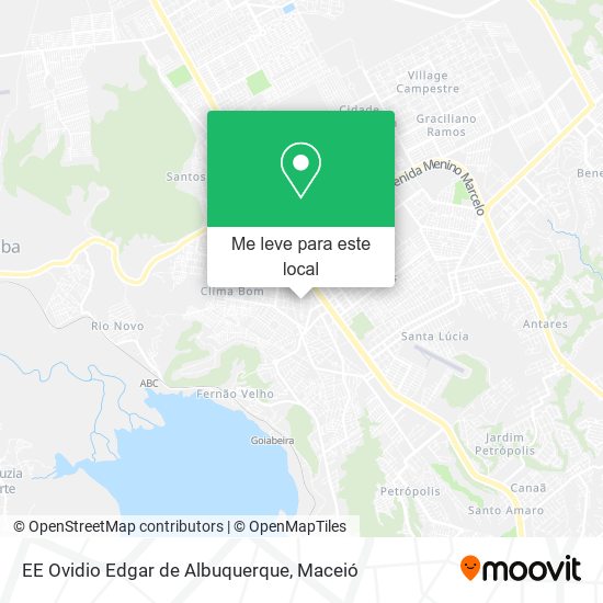 EE Ovidio Edgar de Albuquerque mapa