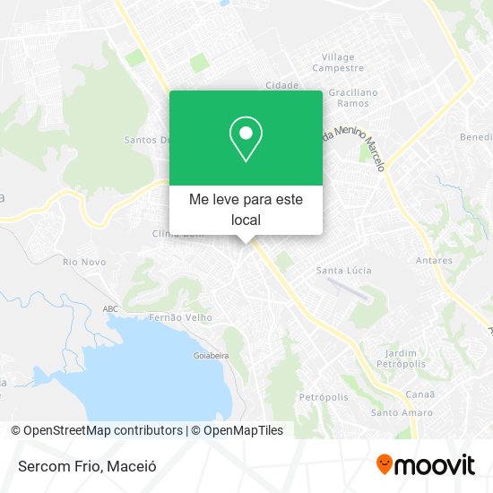 Sercom Frio mapa