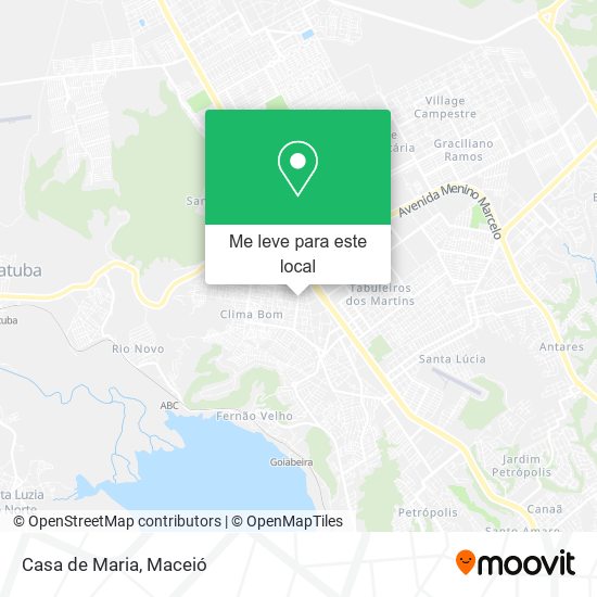 Casa de Maria mapa