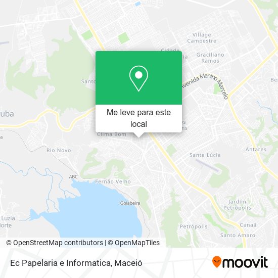 Ec Papelaria e Informatica mapa