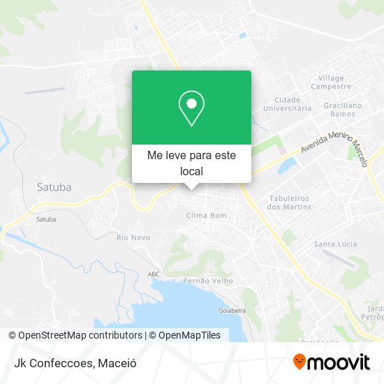Jk Confeccoes mapa