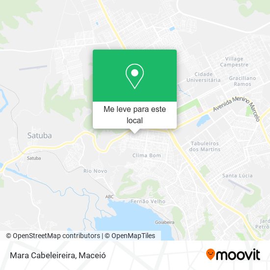 Mara Cabeleireira mapa