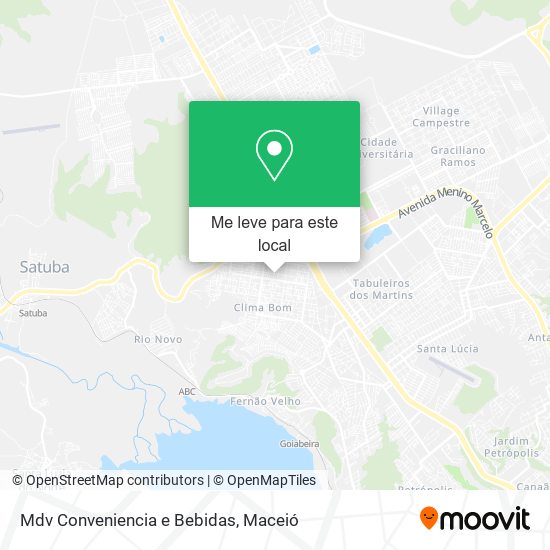 Mdv Conveniencia e Bebidas mapa