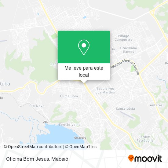 Oficina Bom Jesus mapa