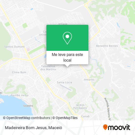 Madeireira Bom Jesus mapa