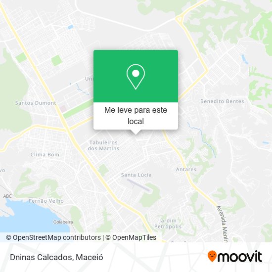 Dninas Calcados mapa