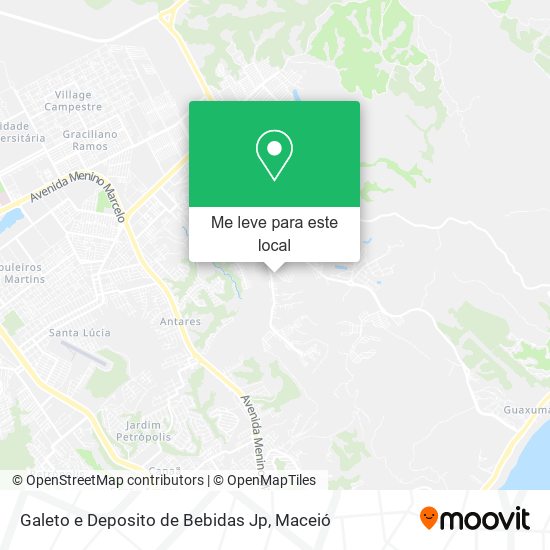 Galeto e Deposito de Bebidas Jp mapa