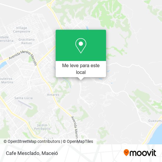 Cafe Mesclado mapa