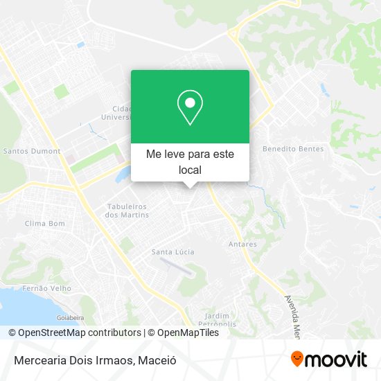 Mercearia Dois Irmaos mapa