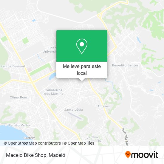 Maceio Bike Shop mapa