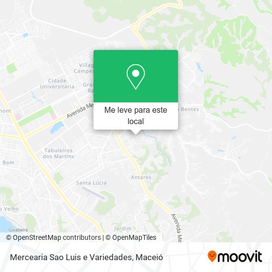 Mercearia Sao Luis e Variedades mapa