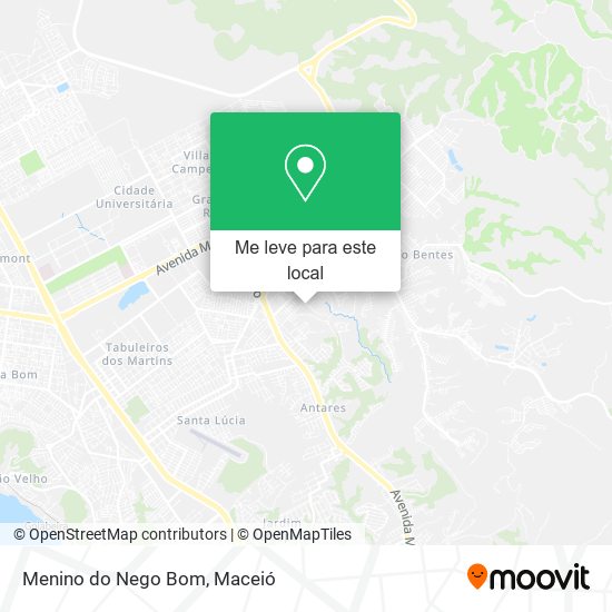 Menino do Nego Bom mapa