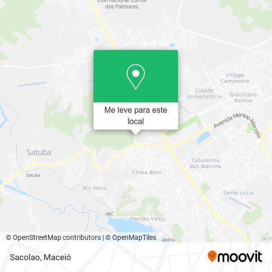 Sacolao mapa