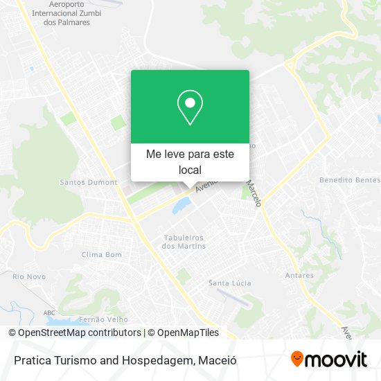 Pratica Turismo and Hospedagem mapa