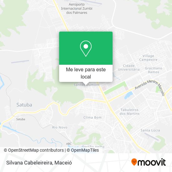 Silvana Cabeleireira mapa