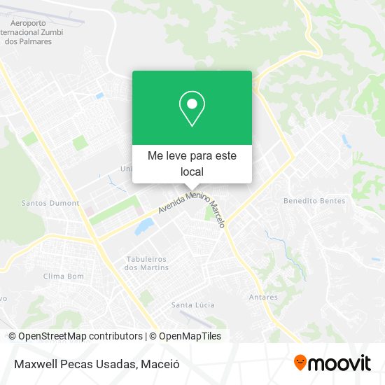 Maxwell Pecas Usadas mapa