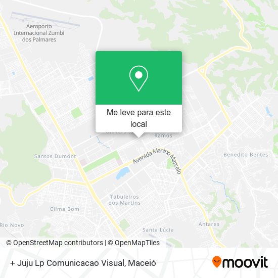 + Juju Lp Comunicacao Visual mapa