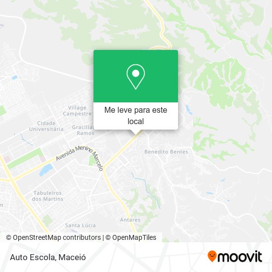 Auto Escola mapa