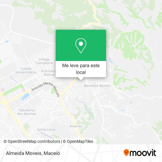 Almeida Moveis mapa