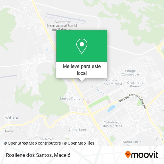 Rosilene dos Santos mapa