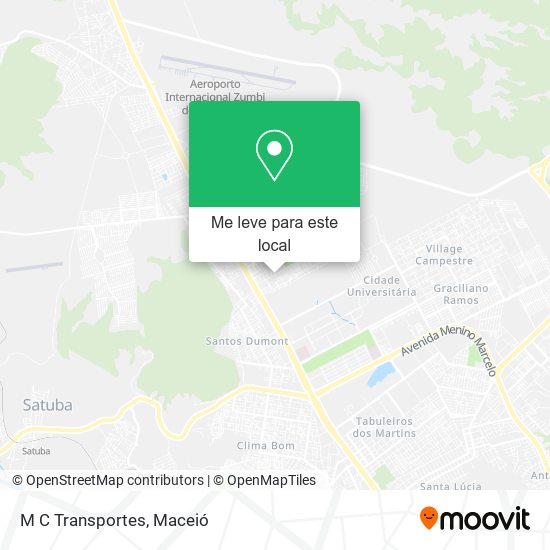 M C Transportes mapa