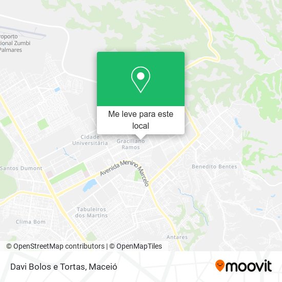 Davi Bolos e Tortas mapa