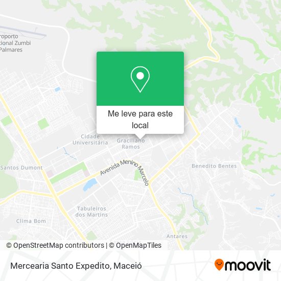 Mercearia Santo Expedito mapa